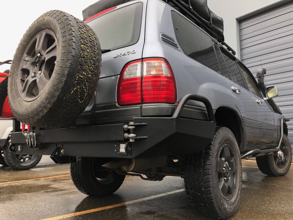 100 Series Land Cruiser High Clearance Rear Bumper Kit 9